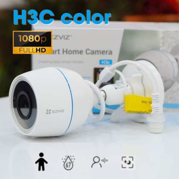 Camera 2 mắt Ezviz H9C 3K 5MP+5MP tích hợp mic và loa, cảnh báo chủ động, phát hiện con người - Hình ảnh 3