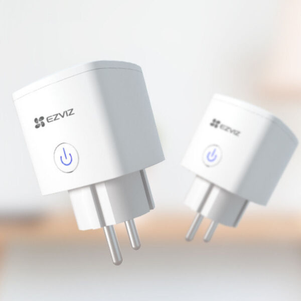 Ổ cắm điện thông minh EZVIZ T30-10A-EU (Hỗ trợ Wi-Fi 2.4 GHz, chịu lửa 750°C, điều khiển bằng giọng nói)
