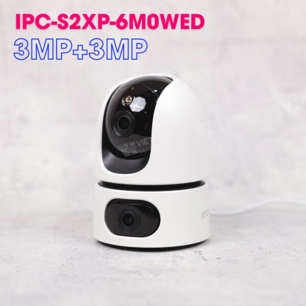 Camera IP wifi 2 ống kính IMOU IPC-S2XP-10M0WED 5MP+5MP, tích hợp mic và loa, cảnh báo bằng còi và đèn - Hình ảnh 2