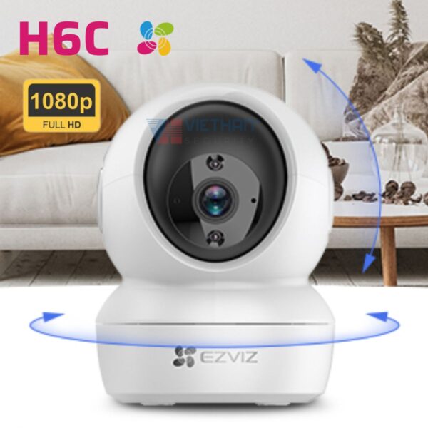Camera 2 mắt Ezviz H9C 3K 5MP+5MP tích hợp mic và loa, cảnh báo chủ động, phát hiện con người - Hình ảnh 4